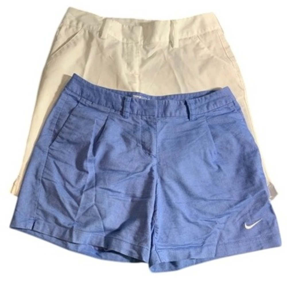 2 pairs of shorts, Nike Golf and Addidas Climate size 4